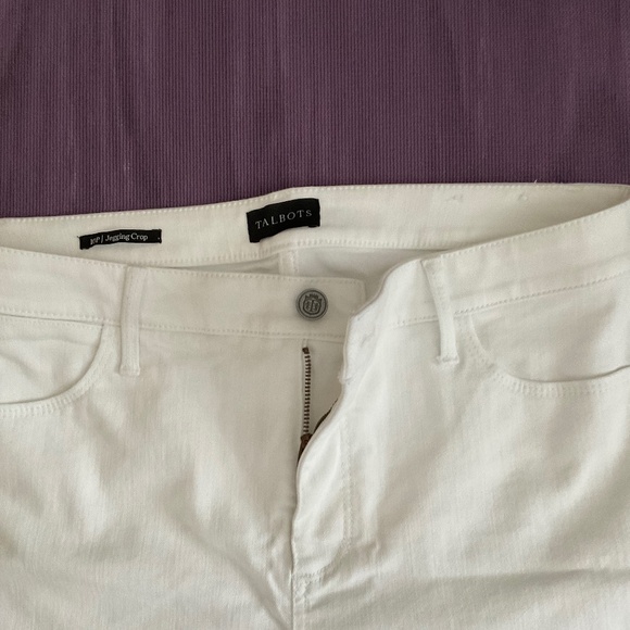 NWT 4 pocket white Jegging crop - Picture 2 of 5